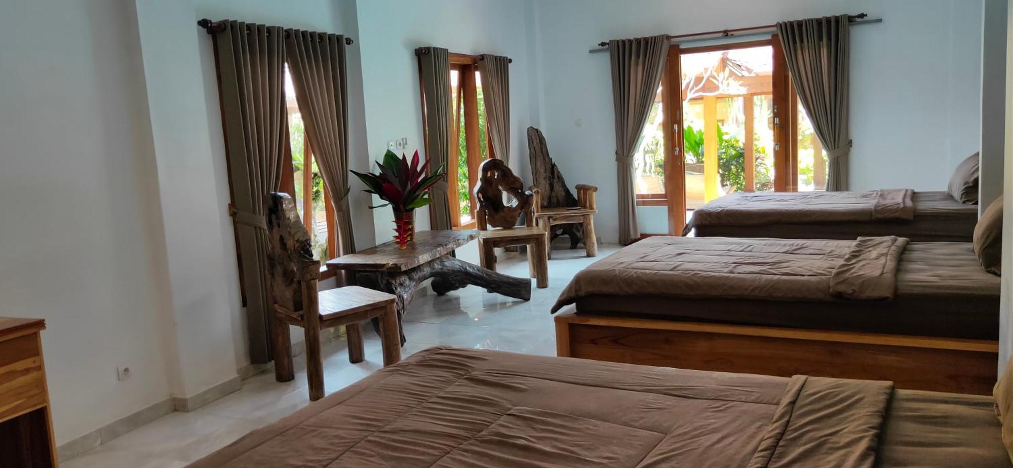 Medewi Beach Inn Pulukan Rum bild